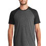 New Era Mens Heritage Short Sleeve Crewneck T-Shirt - Black Twist/Black