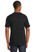 New Era NEA130 Mens Performance Moisture Wicking Short Sleeve Crewneck T-Shirt Black Back
