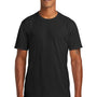 New Era Mens Performance Moisture Wicking Short Sleeve Crewneck T-Shirt - Black - Closeout
