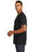 New Era NEA130 Mens Performance Moisture Wicking Short Sleeve Crewneck T-Shirt Black Side