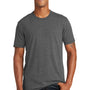 New Era Mens Performance Moisture Wicking Short Sleeve Crewneck T-Shirt - Dark Graphite Grey - Closeout