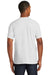 New Era NEA130 Mens Performance Moisture Wicking Short Sleeve Crewneck T-Shirt White Back