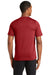 New Era NEA200 Mens Series Performance Jersey Moisture Wicking Short Sleeve Crewneck T-Shirt Crimson Red Back