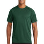 New Era Mens Series Performance Jersey Moisture Wicking Short Sleeve Crewneck T-Shirt - Dark Green