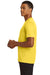 New Era NEA200 Mens Series Performance Jersey Moisture Wicking Short Sleeve Crewneck T-Shirt Goldenrod Yellow Side