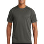 New Era Mens Series Performance Jersey Moisture Wicking Short Sleeve Crewneck T-Shirt - Graphite Grey