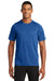 New Era NEA200 Mens Series Performance Jersey Moisture Wicking Short Sleeve Crewneck T-Shirt Royal Blue Front