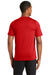 New Era NEA200 Mens Series Performance Jersey Moisture Wicking Short Sleeve Crewneck T-Shirt Red Back