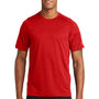 New Era Mens Series Performance Jersey Moisture Wicking Short Sleeve Crewneck T-Shirt - Scarlet Red