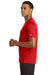 New Era NEA200 Mens Series Performance Jersey Moisture Wicking Short Sleeve Crewneck T-Shirt Red Side