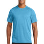 New Era Mens Series Performance Jersey Moisture Wicking Short Sleeve Crewneck T-Shirt - Sky Blue