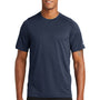 New Era Mens Series Performance Jersey Moisture Wicking Short Sleeve Crewneck T-Shirt - Navy Blue