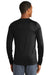New Era NEA201 Mens Series Performance Moisture Wicking Long Sleeve Crewneck T-Shirt Black Back