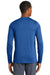 New Era NEA201 Mens Series Performance Moisture Wicking Long Sleeve Crewneck T-Shirt Royal Blue Back