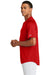 New Era NEA221 Mens Diamond Era Moisture Wicking Short Sleeve Jersey Red Side