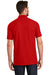 New Era NEA300 Mens Venue Home Plate Moisture Wicking Short Sleeve Polo Shirt Red Back