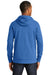 New Era NEA510 Mens Fleece Hooded Sweatshirt Hoodie Heather Royal Blue Back