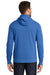 New Era NEA511 Mens Fleece Full Zip Hooded Sweatshirt Hoodie Heather Royal Blue Back