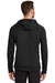 New Era NEA520 Mens Venue Fleece Hooded Sweatshirt Hoodie Black Back