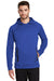 New Era NEA520 Mens Venue Fleece Hooded Sweatshirt Hoodie Royal Blue Front