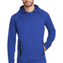 New Era Mens Venue Fleece Moisture Wicking Hooded Sweatshirt Hoodie - Royal Blue