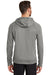 New Era NEA520 Mens Venue Fleece Hooded Sweatshirt Hoodie Shadow Grey Back