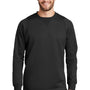 New Era Mens Venue Moisture Wicking Fleece Crewneck Sweatshirt - Black - Closeout