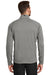 New Era NEA523 Mens Venue Moisture Wicking Fleece 1/4 Zip Sweatshirt Shadow Grey Back