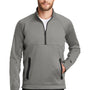 New Era Mens Venue Moisture Wicking Fleece 1/4 Zip Sweatshirt - Shadow Grey - Closeout