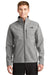 The North Face NF0A3LGT Mens Apex Barrier Wind & Resistant Full Zip Jacket Heather Medium Grey Front