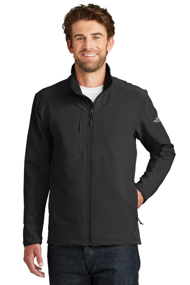 The North Face NF0A3LGV Mens Tech Wind & Water Resistant Full Zip Jacket Black Front