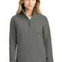 The North Face Womens Tech Wind & Water Resistant Full Zip Jacket - Asphalt Grey - Closeout