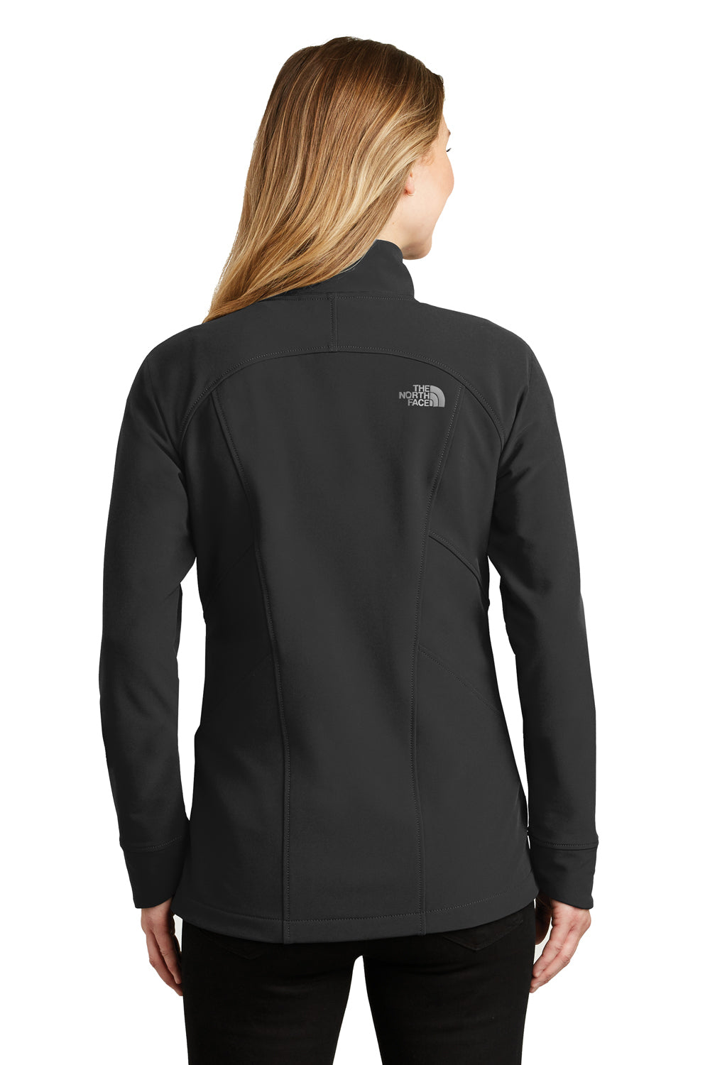 The North Face NF0A3LGW Womens Tech Wind & Water Resistant Full Zip Jacket Black Back