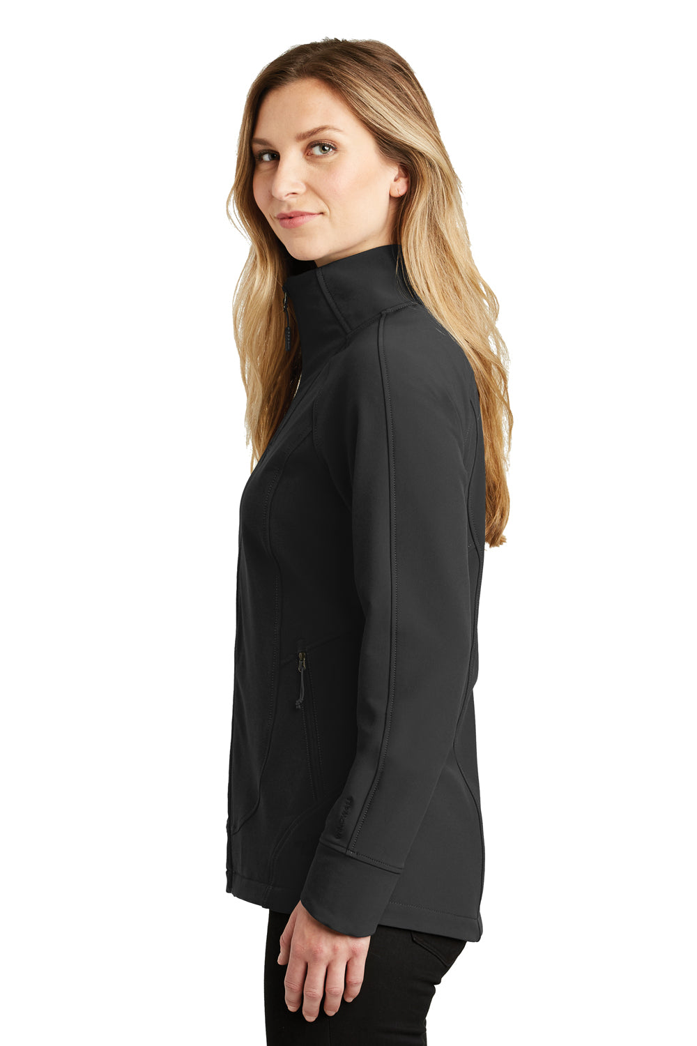 The North Face NF0A3LGW Womens Tech Wind & Water Resistant Full Zip Jacket Black Side