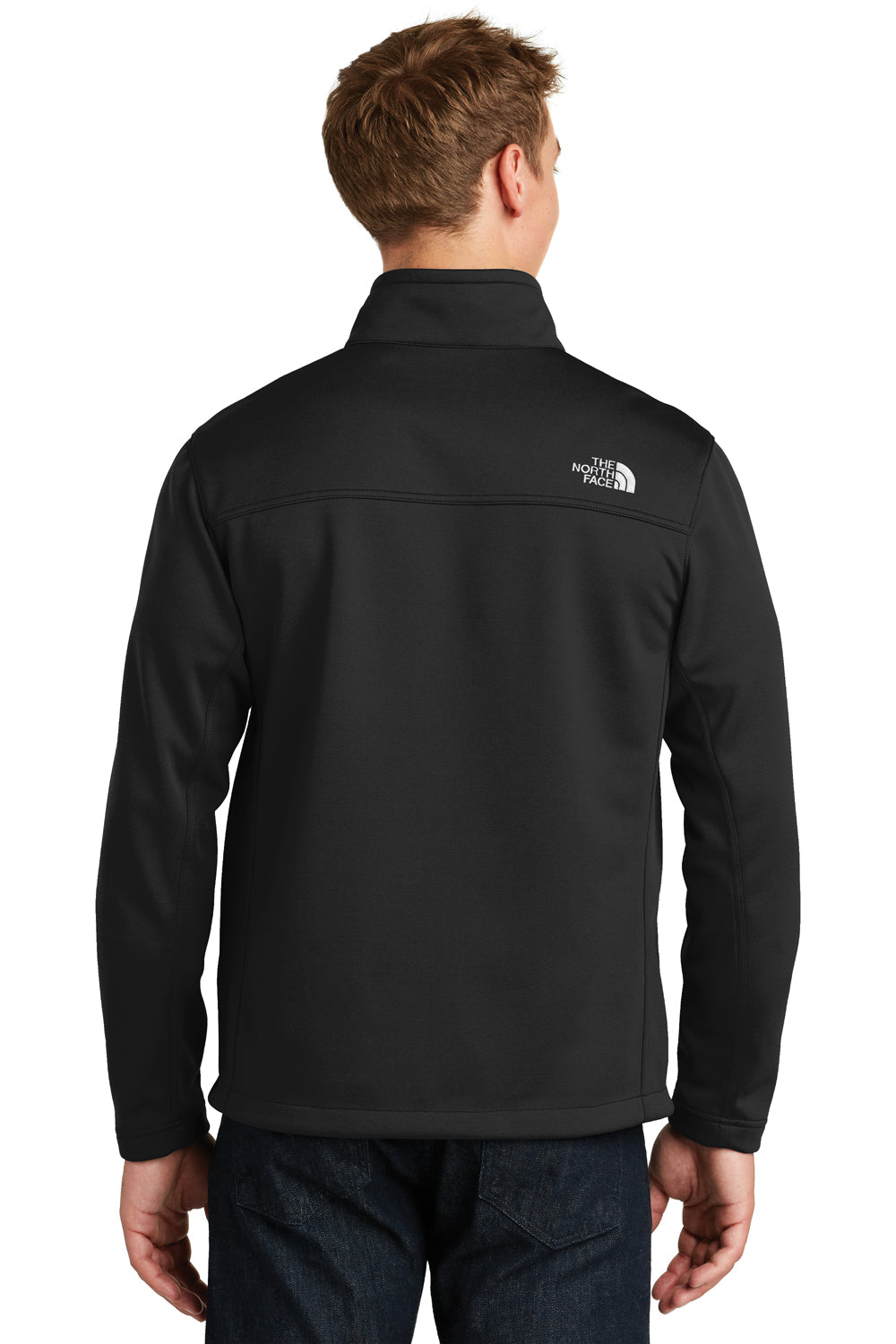 The North Face NF0A3LGX Mens Ridgeline Wind & Water Resistant Full Zip Jacket Black Back