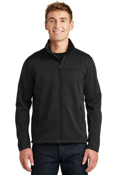 The North Face NF0A3LGX Mens Ridgeline Wind & Water Resistant Full Zip Jacket Black Front