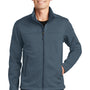The North Face Mens Ridgeline Wind & Water Resistant Full Zip Jacket - Heather Urban Navy Blue