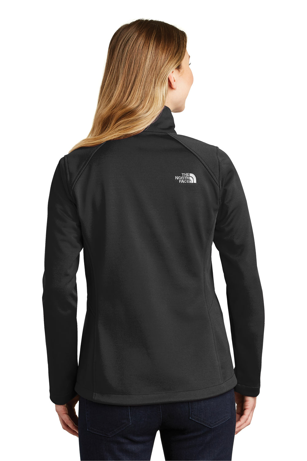 The North Face NF0A3LGY Womens Ridgeline Wind & Water Resistant Full Zip Jacket Black Back
