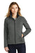 The North Face NF0A3LGY Womens Ridgeline Wind & Water Resistant Full Zip Jacket Heather Dark Grey Front