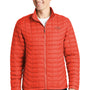 The North Face Mens ThermoBall Trekker Water Resistant Full Zip Jacket - Fire Brick Red