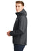 The North Face NF0A3LH4 Mens DryVent Waterproof Full Zip Hooded Jacket Heather Dark Grey Side