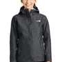 The North Face Womens DryVent Waterproof Full Zip Hooded Jacket - Heather Dark Grey