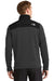 The North Face NF0A3LH6 Mens Far North Wind Resistant Full Zip Fleece Jacket Heather Black Back