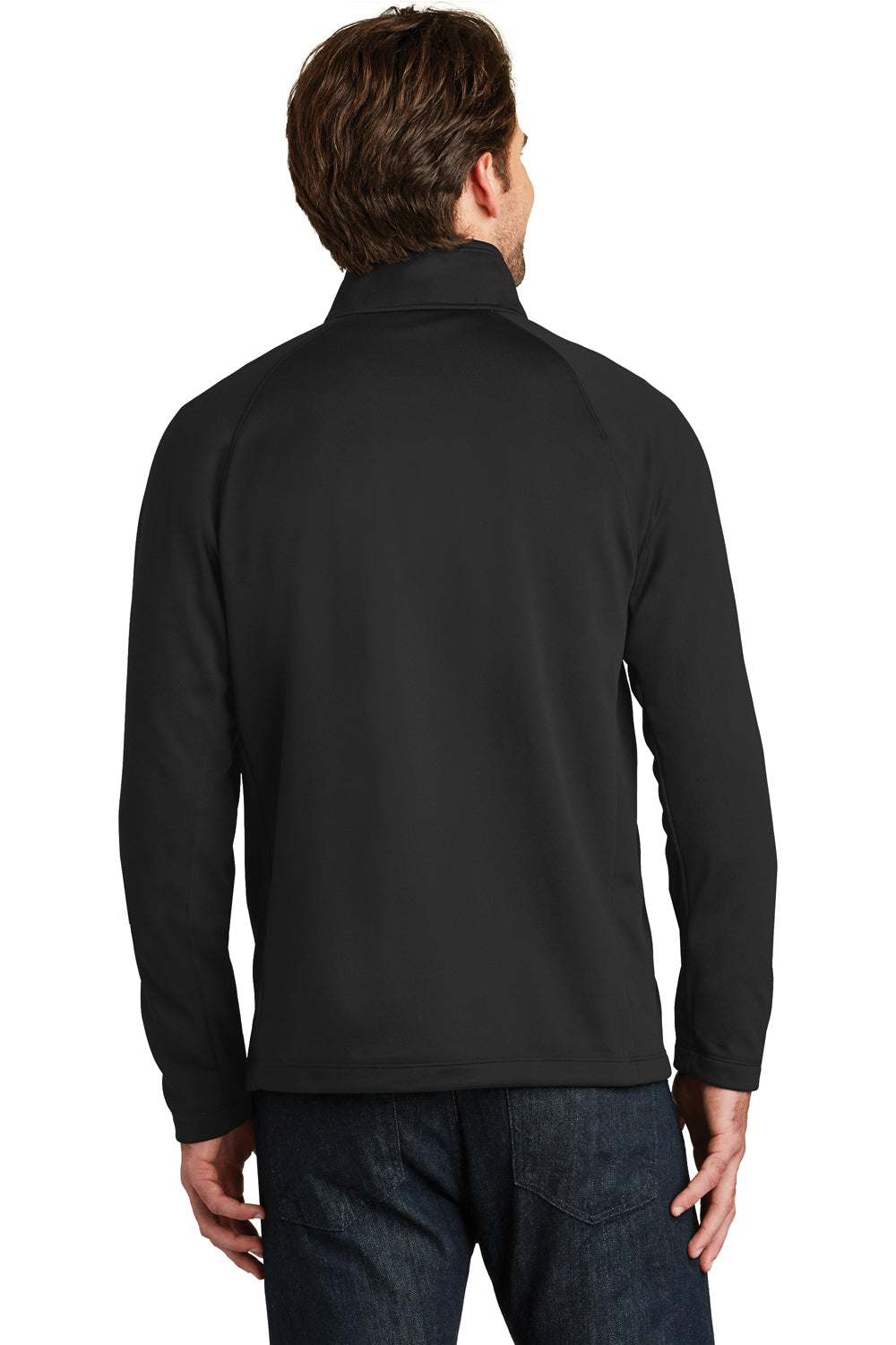 The North Face NF0A3LH9 Mens Canyon Flats Full Zip Fleece Jacket Black Back