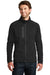 The North Face NF0A3LH9 Mens Canyon Flats Full Zip Fleece Jacket Black Front