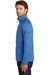 The North Face NF0A3LH9 Mens Canyon Flats Full Zip Fleece Jacket Heather Monster Blue Side