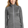 The North Face Womens Canyon Flats Full Zip Fleece Jacket - Heather Medium Grey - Closeout