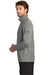 The North Face NF0A3LHB Mens Tech 1/4 Zip Fleece Jacket Heather Asphalt Grey Side