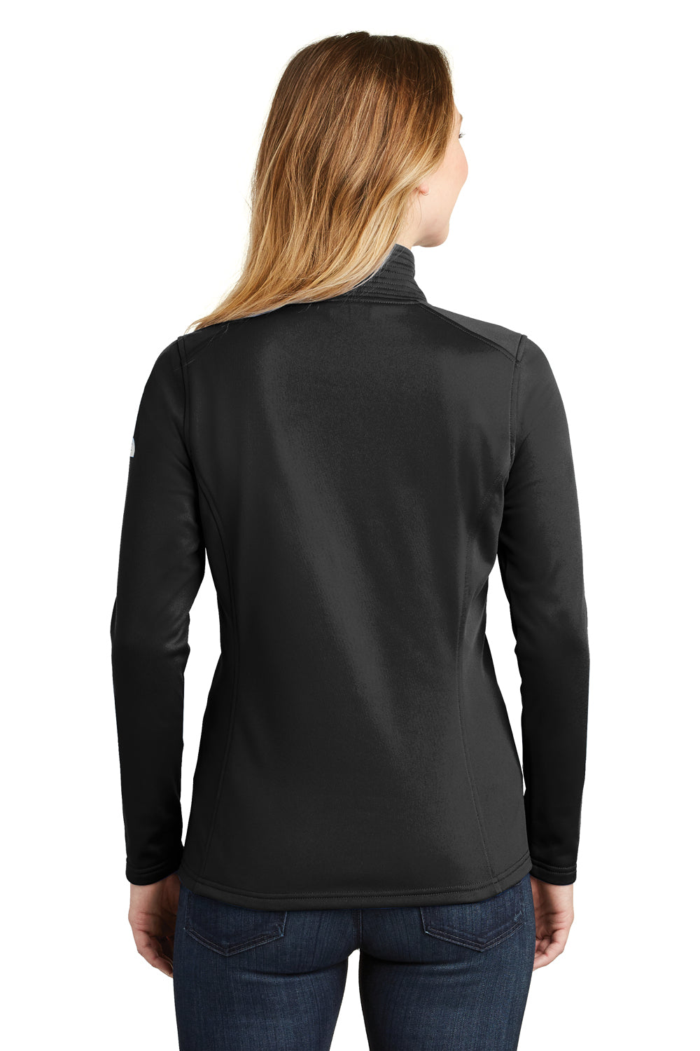 The North Face NF0A3LHC Womens Tech 1/4 Zip Fleece Jacket Black Back