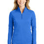 The North Face Womens Tech Pill Resistant Fleece 1/4 Zip Jacket - Monster Blue - Closeout